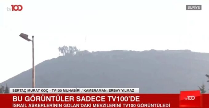 ilk kez tv100 tarafından görüntülendi